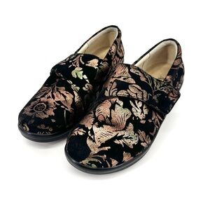 Alegria Lauryn‎ Slip On Comfort Shoes Metallic Floral
Size 8 Clog Professional